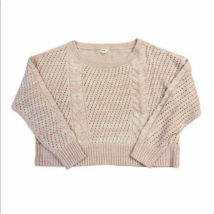 2/$25 EUC GARAGE Cable Knit Oversized Sweater Size M